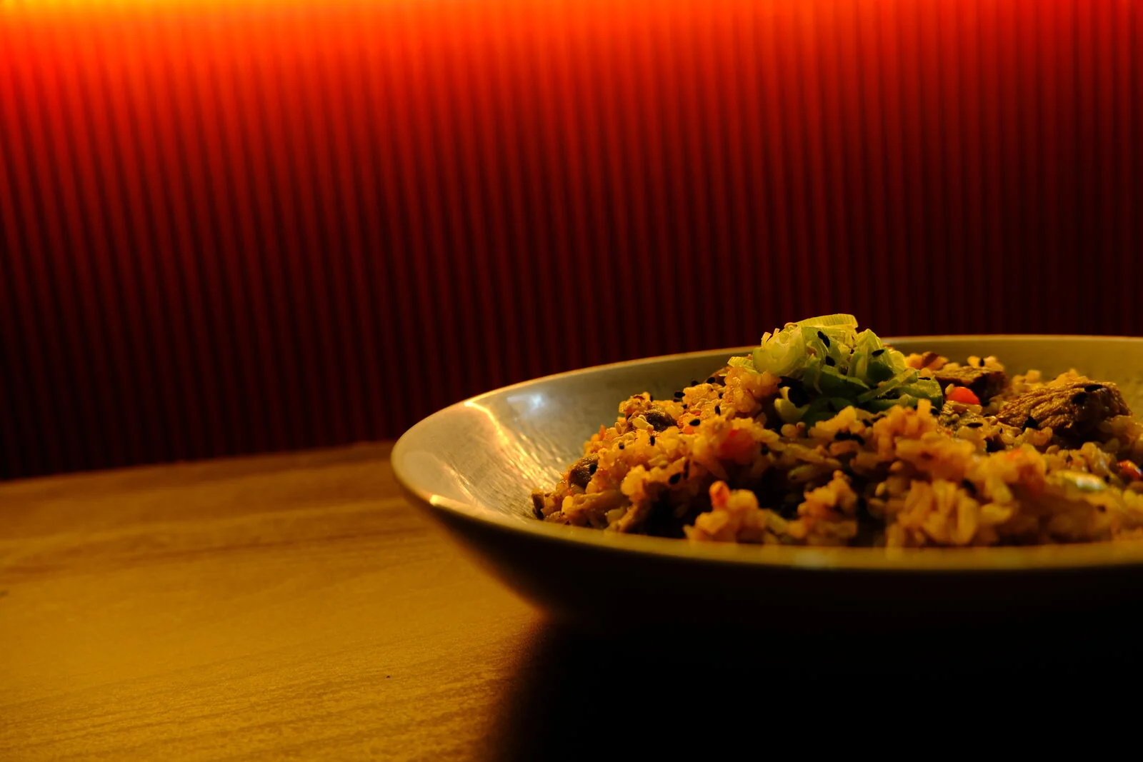 Arroz con ternera