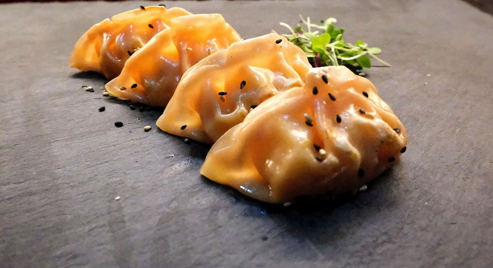 Gyozas de langostino